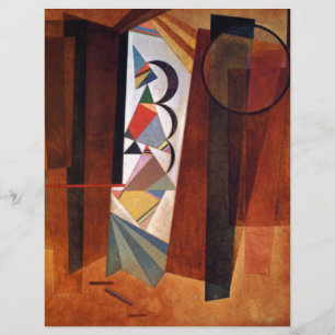Kandinsky Development in Brown Abstract Painting