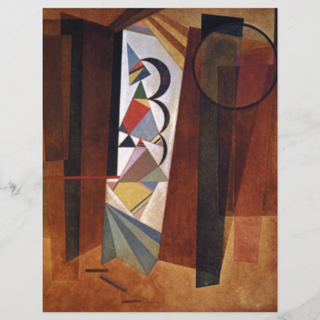Kandinsky Development in Brown Abstract Painting (Voorkant)