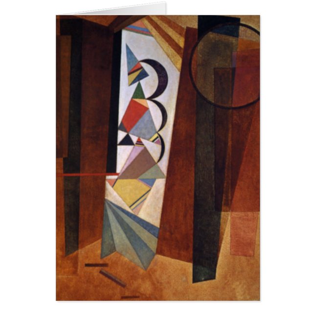 Kandinsky Development in Brown Abstract Painting (Voorkant)