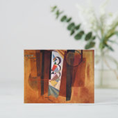 Kandinsky Development in Brown Abstract Painting Briefkaart (Staand voorkant)