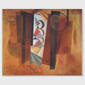 Kandinsky Development in Brown Abstract Painting Cadeaupapier (Vlak)