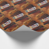 Kandinsky Development in Brown Abstract Painting Cadeaupapier (Hoek)