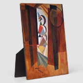 Kandinsky Development in Brown Abstract Painting Fotoplaat (Zijkant)