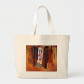Kandinsky Development in Brown Abstract Painting Grote Tote Bag (Voorkant)
