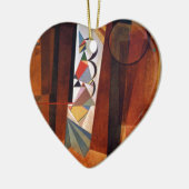 Kandinsky Development in Brown Abstract Painting Keramisch Ornament (Links)