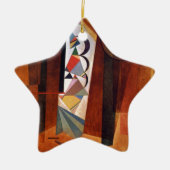 Kandinsky Development in Brown Abstract Painting Keramisch Ornament (Voorkant)