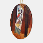 Kandinsky Development in Brown Abstract Painting Keramisch Ornament (Links)