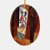 Kandinsky Development in Brown Abstract Painting Keramisch Ornament (Voorkant)