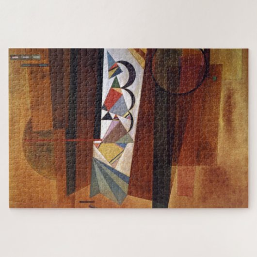 Kandinsky Development in Brown Abstract Painting Legpuzzel (Horizontaal)