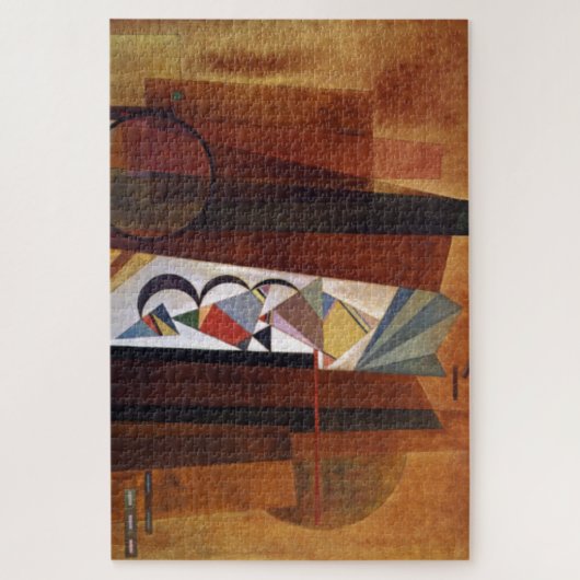 Kandinsky Development in Brown Abstract Painting Legpuzzel (Verticaal)