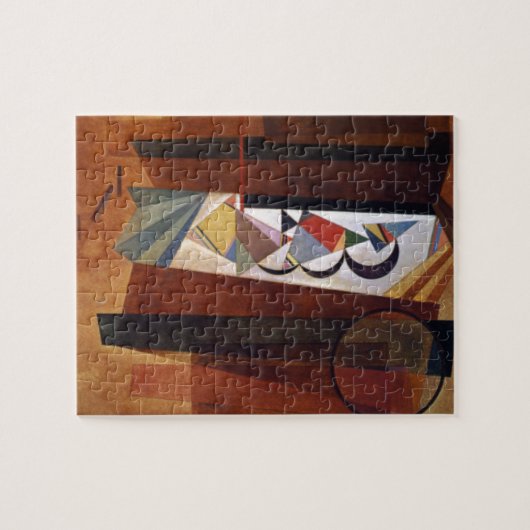 Kandinsky Development in Brown Abstract Painting Legpuzzel (Horizontaal)