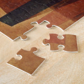 Kandinsky Development in Brown Abstract Painting Legpuzzel (Zijkant)