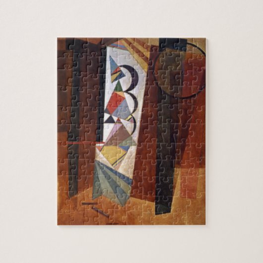 Kandinsky Development in Brown Abstract Painting Legpuzzel (Verticaal)