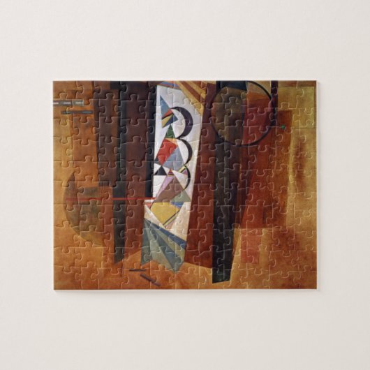 Kandinsky Development in Brown Abstract Painting Legpuzzel (Horizontaal)
