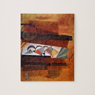 Kandinsky Development in Brown Abstract Painting Legpuzzel