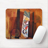Kandinsky Development in Brown Abstract Painting Muismat (Met muis)