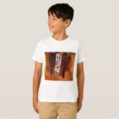 Kandinsky Development in Brown Abstract Painting T-shirt (Voorkant volledig)
