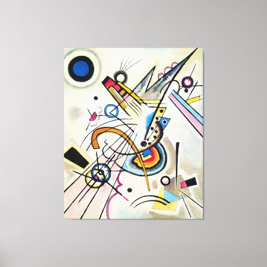 KANDINSKY - DIAGONAAL - 1923 - Bauhaus - Canvas Afdruk (Voorkant)