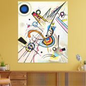 KANDINSKY - DIAGONAAL - 1923 - Bauhaus - Canvas Afdruk (Insitu (Woonkamer))