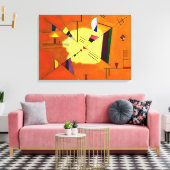Kandinsky - Diagonaal Canvas Afdruk (Insitu (Woonkamer))