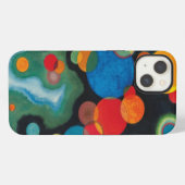 Kandinsky Diepgaande Impuls Abstracte Olie op Canv iPhone Hoesje (Achterkant horizontaal)