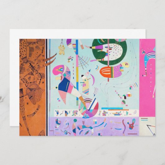 Kandinsky Diverse deeluitvindingen Kaart (Voorkant / Achterkant)