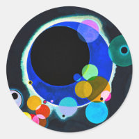 Kandinsky Diverse kringen Stickers