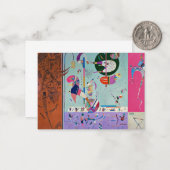 Kandinsky - Diverse Onderdelen Notitiekaartje (Voorkant / Achterkant in situ)