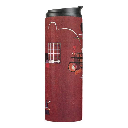 Kandinsky - Doffe Rood Thermosbeker (Gedraaid links)