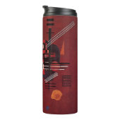 Kandinsky - Doffe Rood Thermosbeker (Geroteerd rechts)