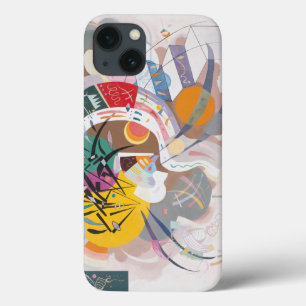 Kandinsky Dominant Curve Abstract schilderen iPhone 13 Hoesje