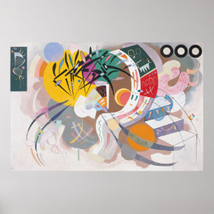 Kandinsky Dominant Curve Abstract schilderen Poster