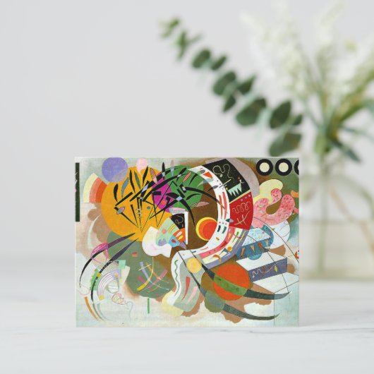 Kandinsky - Dominant Curve Briefkaart (Staand voorkant)