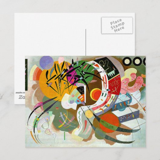 Kandinsky - Dominant Curve Briefkaart (Voorkant / Achterkant)