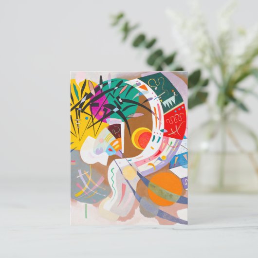 Kandinsky Dominant Curve Briefkaart (Staand voorkant)