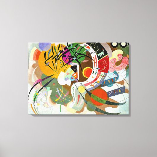 Kandinsky - Dominant Curve Canvas Afdruk (Voorkant)