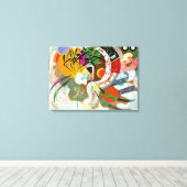 Kandinsky - Dominant Curve Canvas Afdruk (Insitu (Houten vloer))