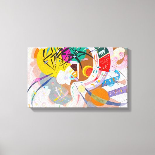Kandinsky Dominant Curve Canvas Print (Voorkant)