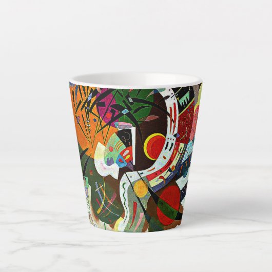 Kandinsky - Dominant Curve Latte Mok (Voorkant)
