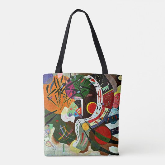 Kandinsky - Dominant Curve Tote Bag (Achterkant)
