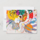 Kandinsky Dominant Curve-uitnodigingen Kaart (Voorkant)