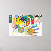 KANDINSKY - DOMINANTE CURVE - 1936 - CANVAS AFDRUK (Voorkant)