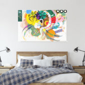 KANDINSKY - DOMINANTE CURVE - 1936 - CANVAS AFDRUK (Insitu (Slaapkamer))
