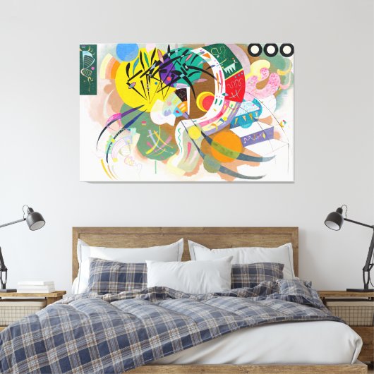 KANDINSKY - DOMINANTE CURVE - 1936 - CANVAS AFDRUK (Insitu (Slaapkamer))