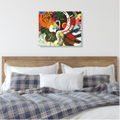 Kandinsky - Dominante kromme Canvas Afdruk (Insitu (Slaapkamer))