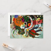 Kandinsky - dominante kromme kaart (Voorkant / Achterkant in situ)