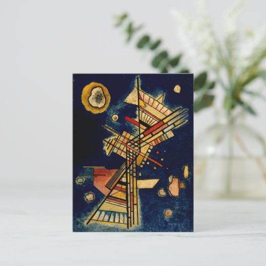 Kandinsky - Donkere plekken Briefkaart (Staand voorkant)
