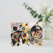 Kandinsky - Doorvoerlijn Briefkaart (Staand voorkant)