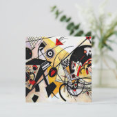 Kandinsky - Doorvoerlijn, kleurrijk Kaart (Staand voorkant)