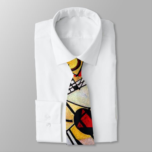 Kandinsky - Doorvoerlijn, kleurrijk Stropdas (Gebonden)